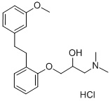 1-(Dimethylamino)-3-[2-[2-(3-methoxyphenyl)ethyl]phenoxy]-2-propanol hydrochloride