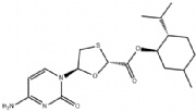 (1R,2S,5R)-Menthyl-(2R,5S)-5-(4-amino-2-oxo-2H-pyrimidin-1-yl)-[1,3]oxathiolane-2-carboxylic acid