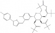 (1S)-1,5-Anhydro-1-C-[3-[[5-(4-fluorophenyl)-2-thienyl]methyl]-4-methylphenyl]-D-glucitol 2,3,4,6-tetrakis(2,2-dimethylpropanoate)