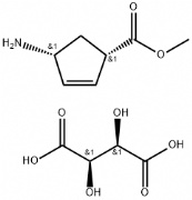 (1S,4R)-4-Amino-2-cyclopentene-1-carboxylic Acid Methyl Ester (2R,3R)-2,3-Dihydroxybutanedioate