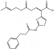 2-[2-[[(Phenylmethoxy)carbonyl]amino]-4-thiazolyl]-2-pentenedioic acid 5-(3-methyl-2-butenyl) ester