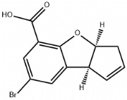 3H-Cyclopenta[b]benzofuran-5-carboxylic acid, 7-broMo-3a,8b-dihydro-, cis-(-)-