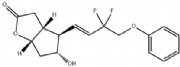 (3aR,4R,5R,6aS)-4-[(1E)-3,3-Difluoro-4-phenoxy-1-butenyl]hexahydro-5-hydroxy-2H-cyclopenta[b]furan-2-one