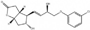 (3aR,4R,5R,6aS)-4-[(1E,3R)-4-(3-Chlorophenoxy)-3-hydroxy-1-buten-1-yl]hexahydro-5-hydroxy-2H-cyclopenta[b]furan-2-one