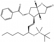 (3aR,4R,5R,6aS)-5-(Benzoyloxy)-4-[(1E,3S)-3-[[(1,1-dimethylethyl)dimethylsilyl]oxy]-1-octen-1-yl]hexahydro-2H-cyclopenta[b]furan-2-one
