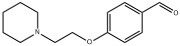 4-[2-(1-Piperidinyl)ethoxy]benzaldehyde