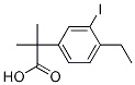 4-Ethyl-3-iodo-alpha,alpha-dimethylbenzeneacetic acid