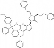 6-(Benzyloxy)-9-((1S,3R,3S)-4-(benzyloxy)-3-(benzyloxymethyl)-2-methylenecyclopentyl)-N-((4-methoxyphenyl)diphenylmethyl)-9H-purin-2-amine
