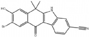 9-Bromo-6,11-dihydro-8-hydroxy-6,6-dimethyl-11-oxo-5H-benzo[b]carbazole-3-carbonitrile
