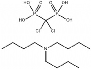 (Dichloromethylene)bis[phosphonic acid] mono(tributylamine) salt