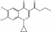 Ethyl 1-Cyclopropyl-7-chloro-6-fluoro-1,4-dihydro-4-oxo-1,8-naphthylridine carboxylate