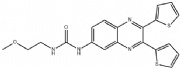 N-(2,3-Di-2-thienyl-6-quinoxalinyl)-N-(2-methoxyethyl)urea