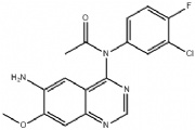 N-(6-amino-7-methoxy-quinazolin-4-yl)-N-(3-chloro-4-fluoro-phenyl)-acetamide