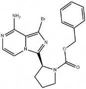 (S)-Benzyl 2-(8-amino-1-bromoimidazo[1,5-a]pyrazin-3-yl)pyrrolidine-1-carboxylate
